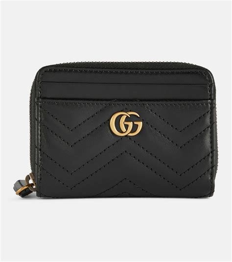 gucci gg marmont leather card case|GG Marmont card case wallet.